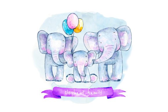 Cute Elephant Family Clipart Guide