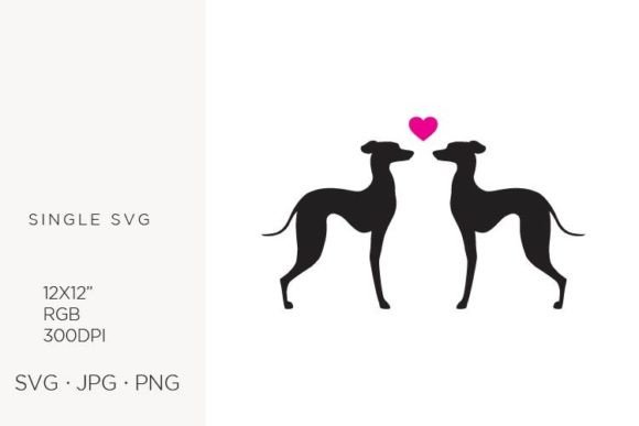 Dogs Love Couple: Versatile Pet Clipart