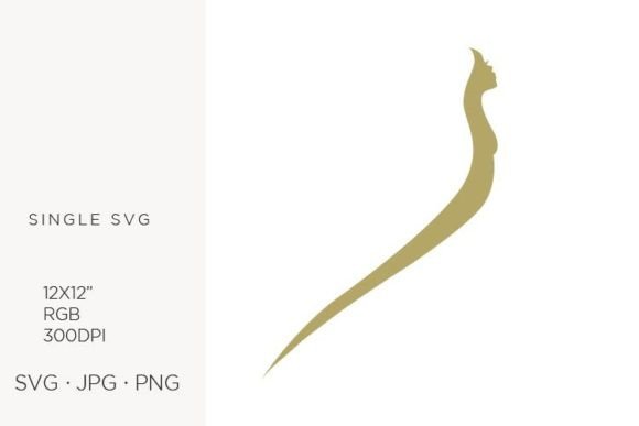 Evaluating the Abstract Angel Woman Vector for Professional Design Workflows