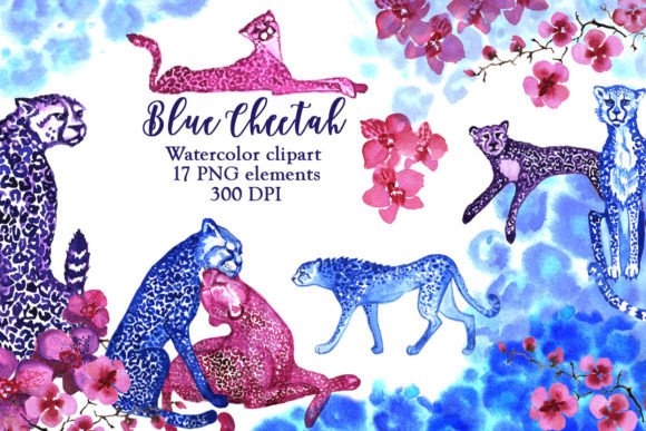 Evaluating The Blue Cheetah Watercolor Collection for Professional Design Workflows