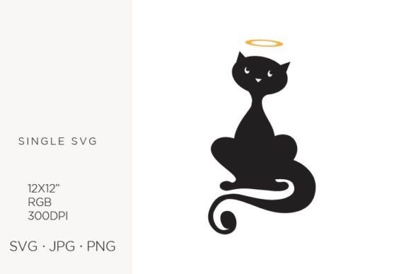 Integrating Pet, Saint Cartoon Cat Vector Assets into Modern Digital and Print Workflows