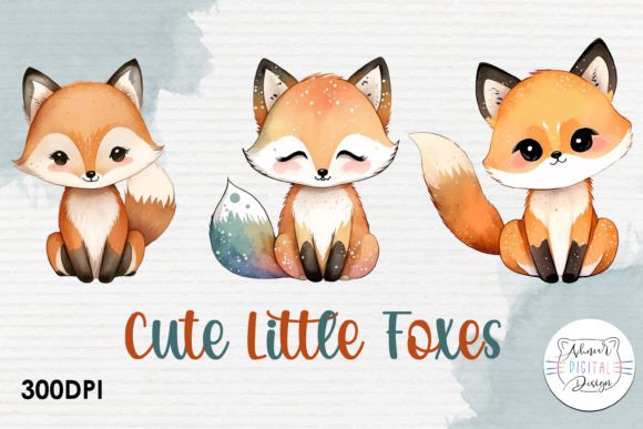 Little Foxes Watercolor Clipart: A Practical Guide for Designers and Crafters