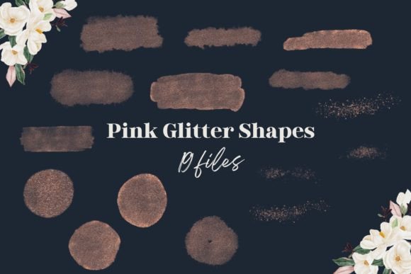 Pink Strokes, Circles and Backgrounds