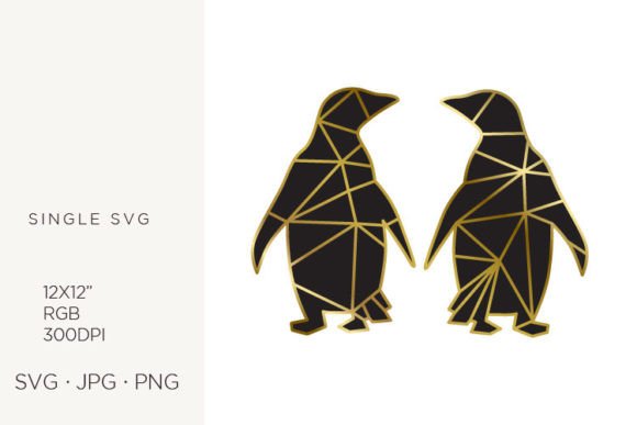 Strategic Design Applications of Golden Lines Inside Two Penguins