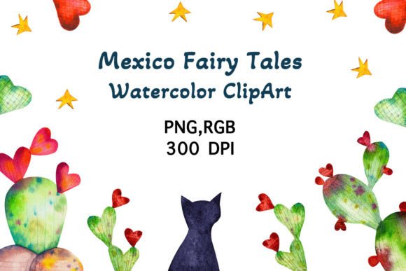 Strategic Visual Storytelling: Leveraging Watercolor ClipArt Mexico Fairy Tales for Brand Differentiation
