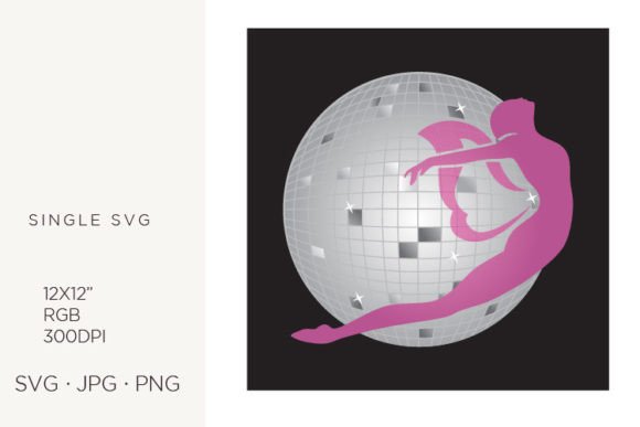 Unleashing Creativity with Disco Ball and Pink Fairy Vector Art