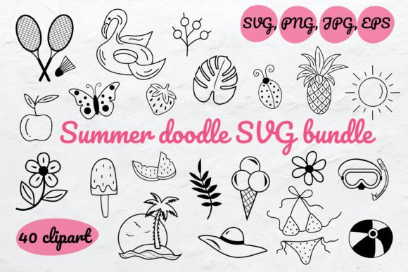 Unlocking Creative Potential with the Summer Doodle SVG Bundle