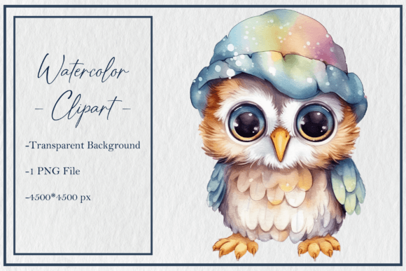 Unlocking Creative Potential with Watercolor Cute Owl Clipart PNG Sub 5