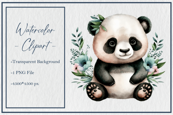 Unlocking Creativity with Watercolor Cute Panda Clipart Png Sub 4 for Digital and Print Projects